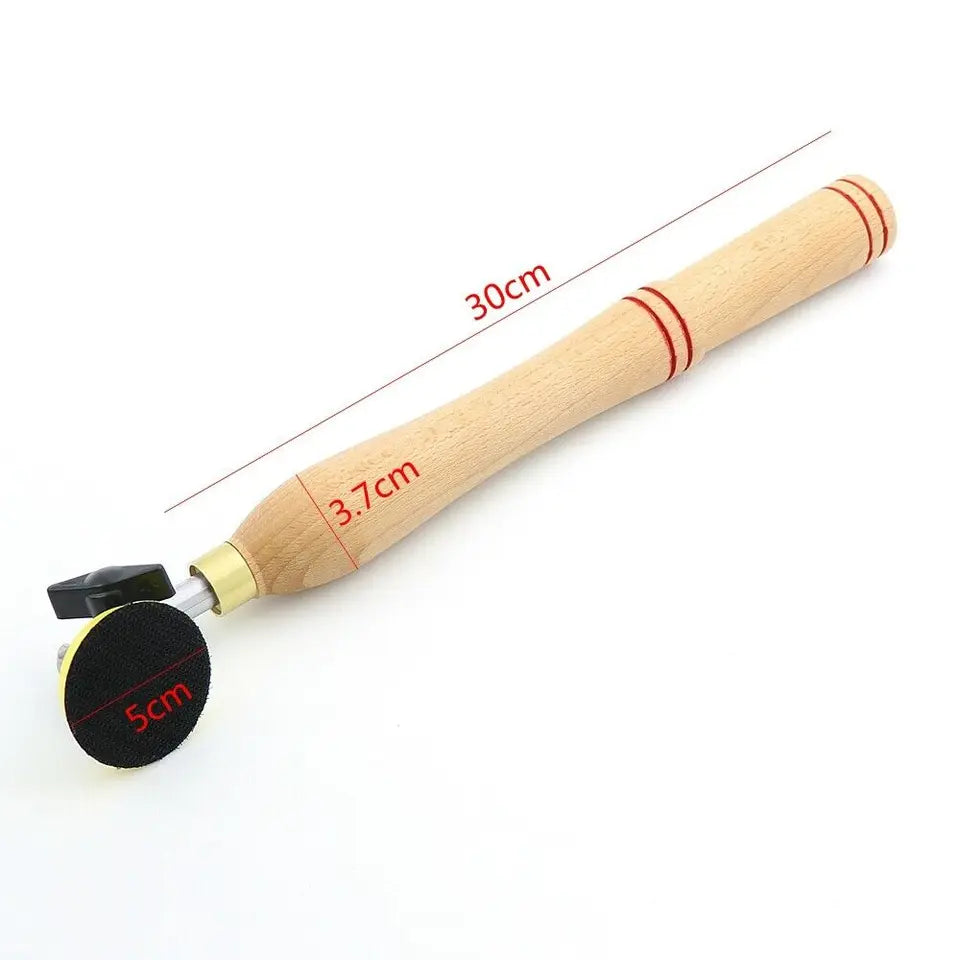 Lijadora de cuenco de madera con disco de lijado