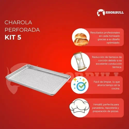 Bandeja de Hornear Perforada Shorbull