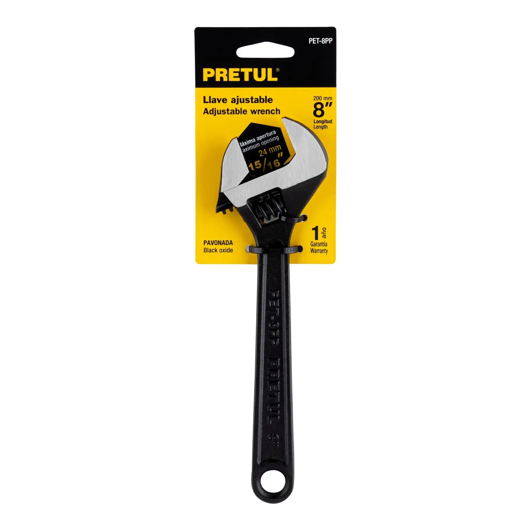 Llave Ajustables PRETUL PET-8,