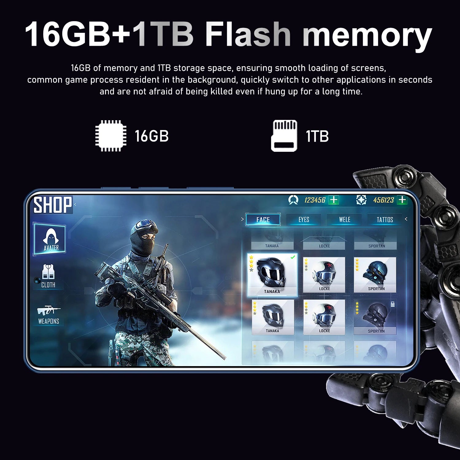 Android 13 Smartphone 7,3