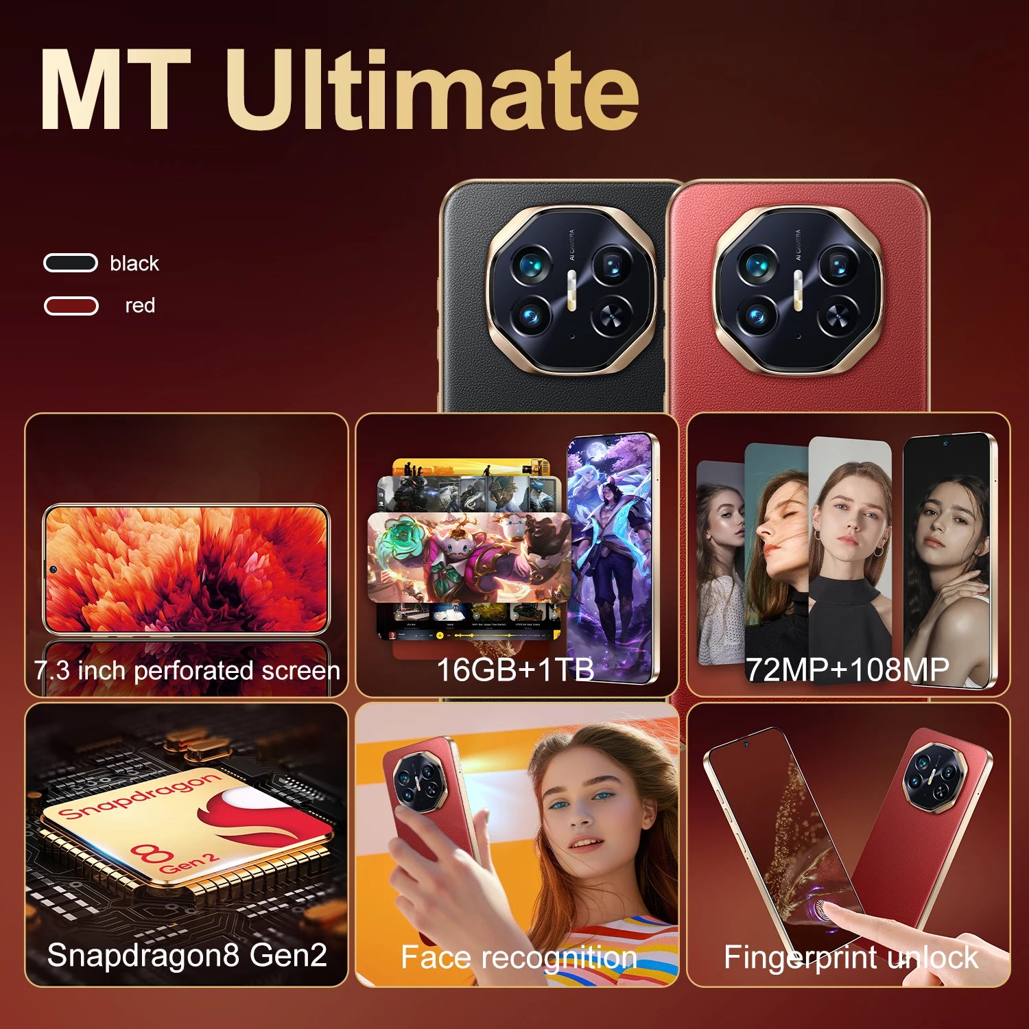 Ultimate 5G Smartphone 7,3 pulgadas