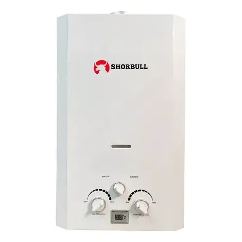 Calentador de Agua Instantáneo a Gas LP Shorbull de 12L