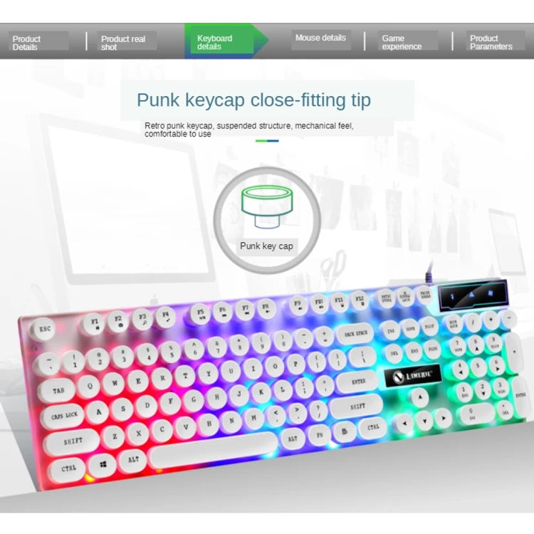 Set de Teclado y Ratón Mecánico