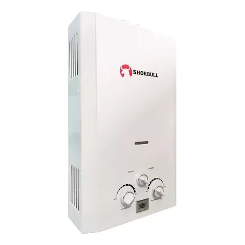 Calentador de Agua Instantáneo a Gas LP Shorbull de 12L
