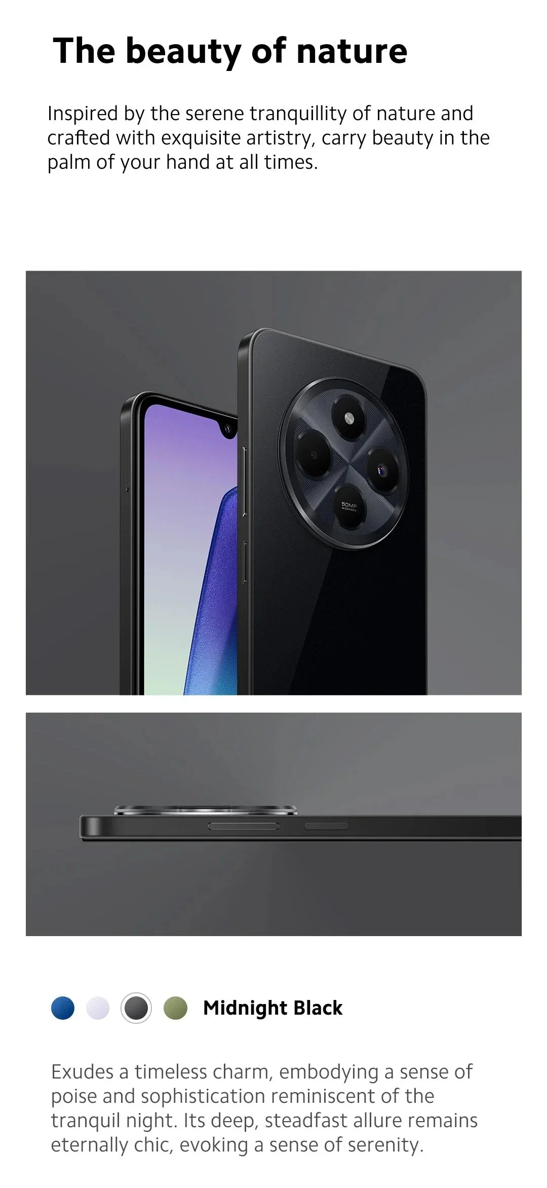 TELEFONO Redmi 13C 6GB 128GB 6,74