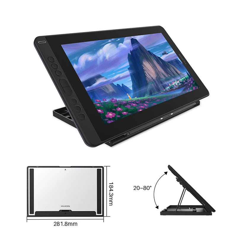 HUION Kamvas 13 tableta gráfica Monitor 120% sRGB