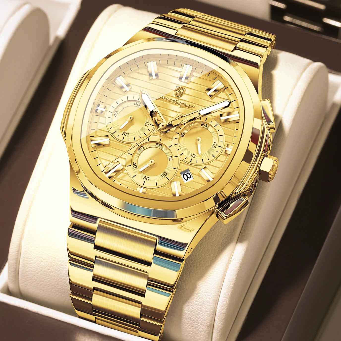 Reloj de Cuarzo Luminoso para Hombre