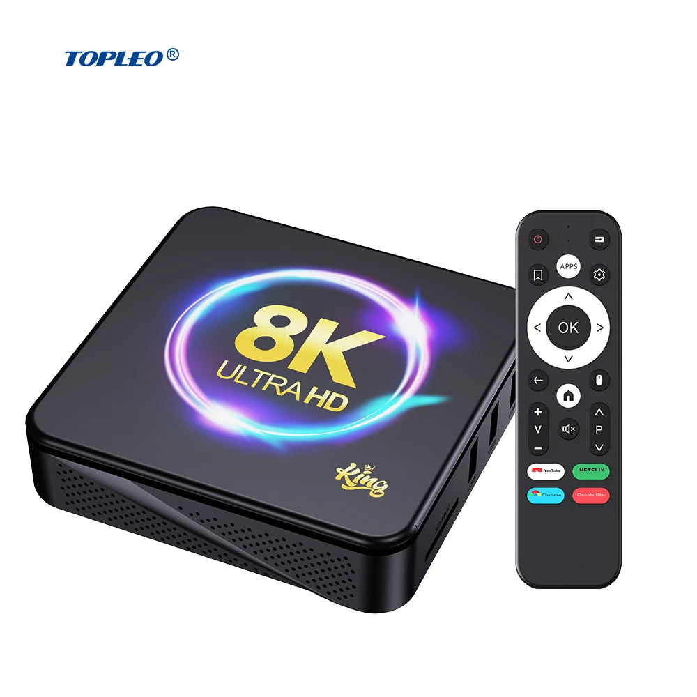 Decodificador de TV Topleo con Android
