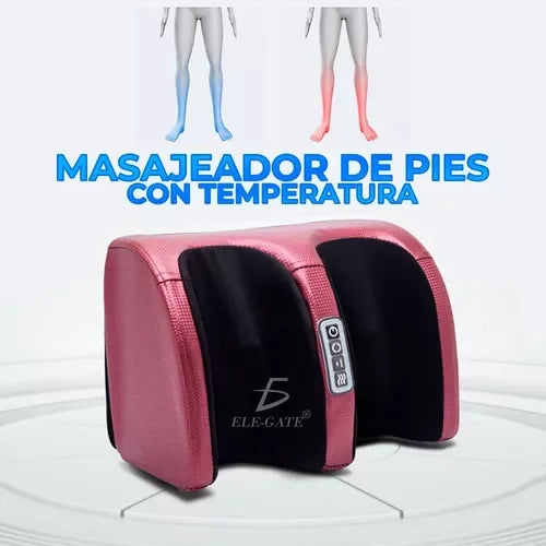 Masajeador Térmico para Pies y Piernas con Presión y Rodillos