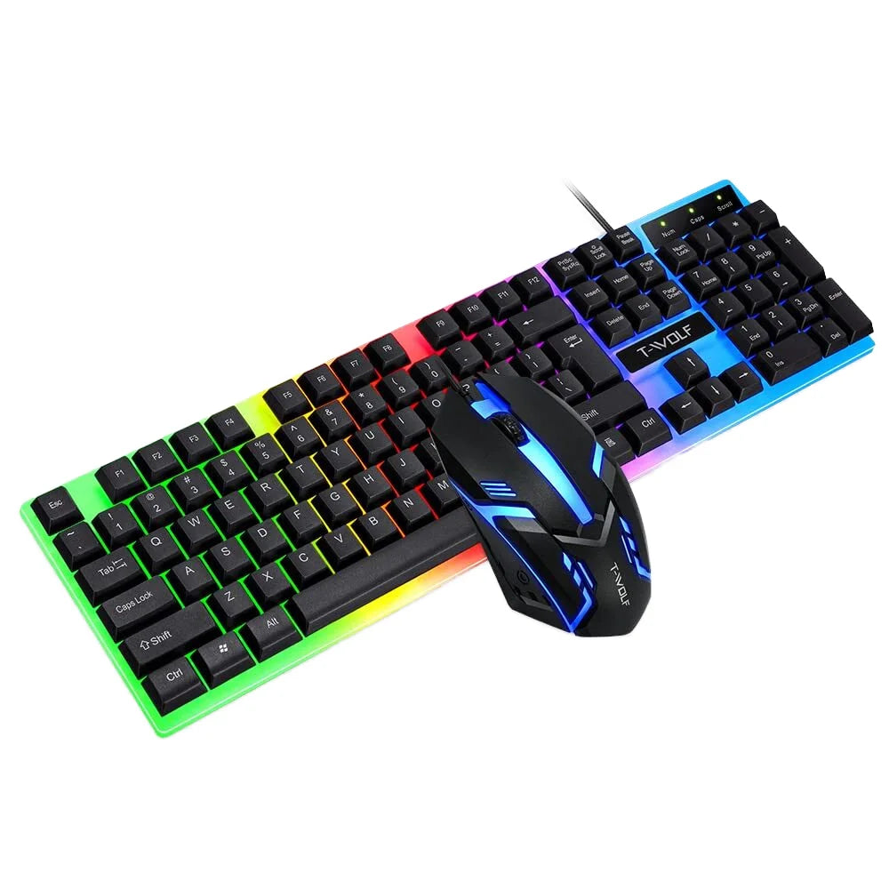 Juego de teclado y ratón USB