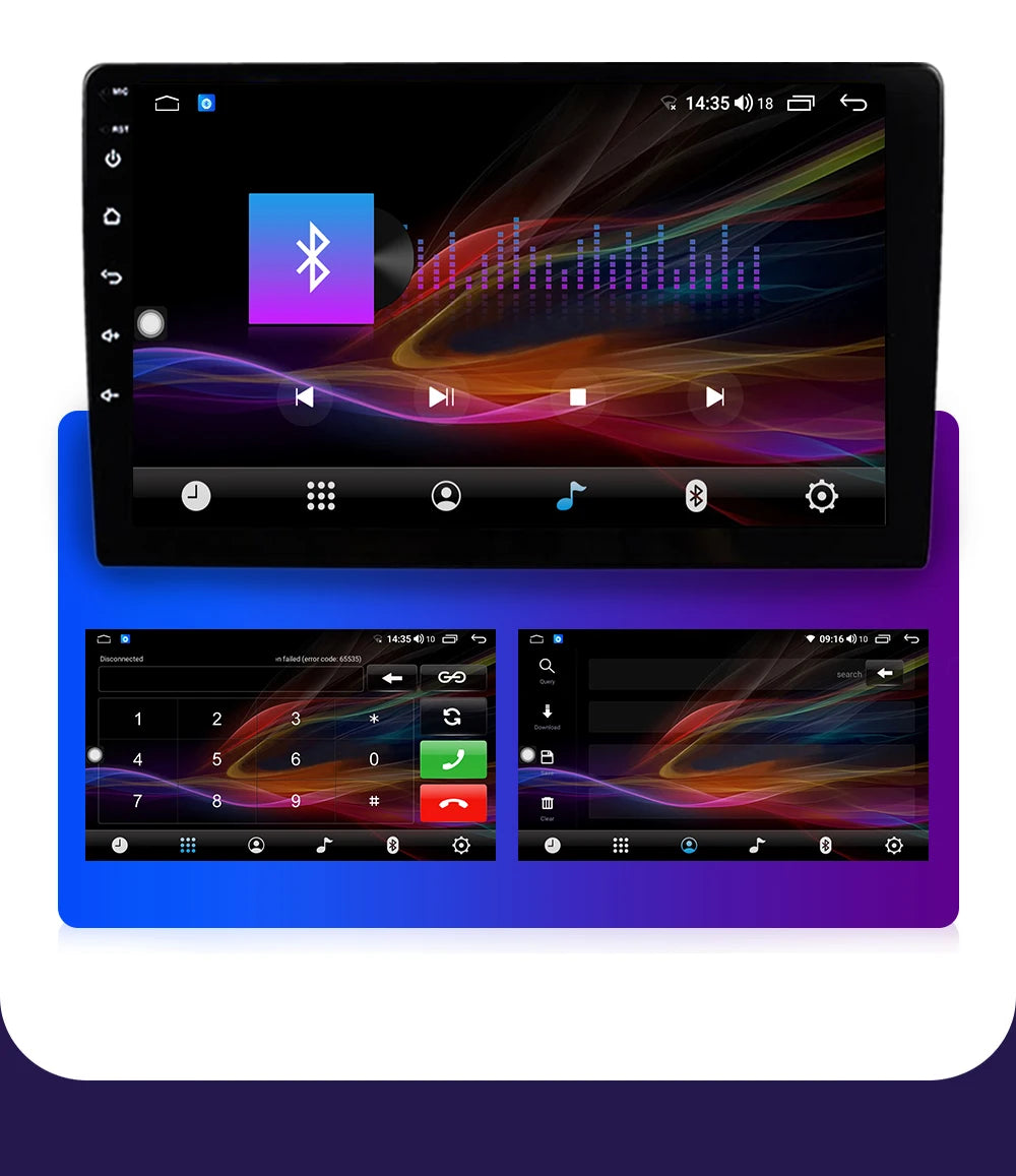 Radio de coche reproductor de vídeo Multimedia AutoRadio navegación GPS