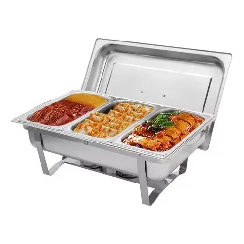 Shorbull - Recipiente para Buffet de Acero Inoxidable 1/3