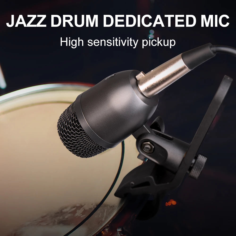Micrófono Profesional para Instrumentos Musicales, Kit de 7 Piezas