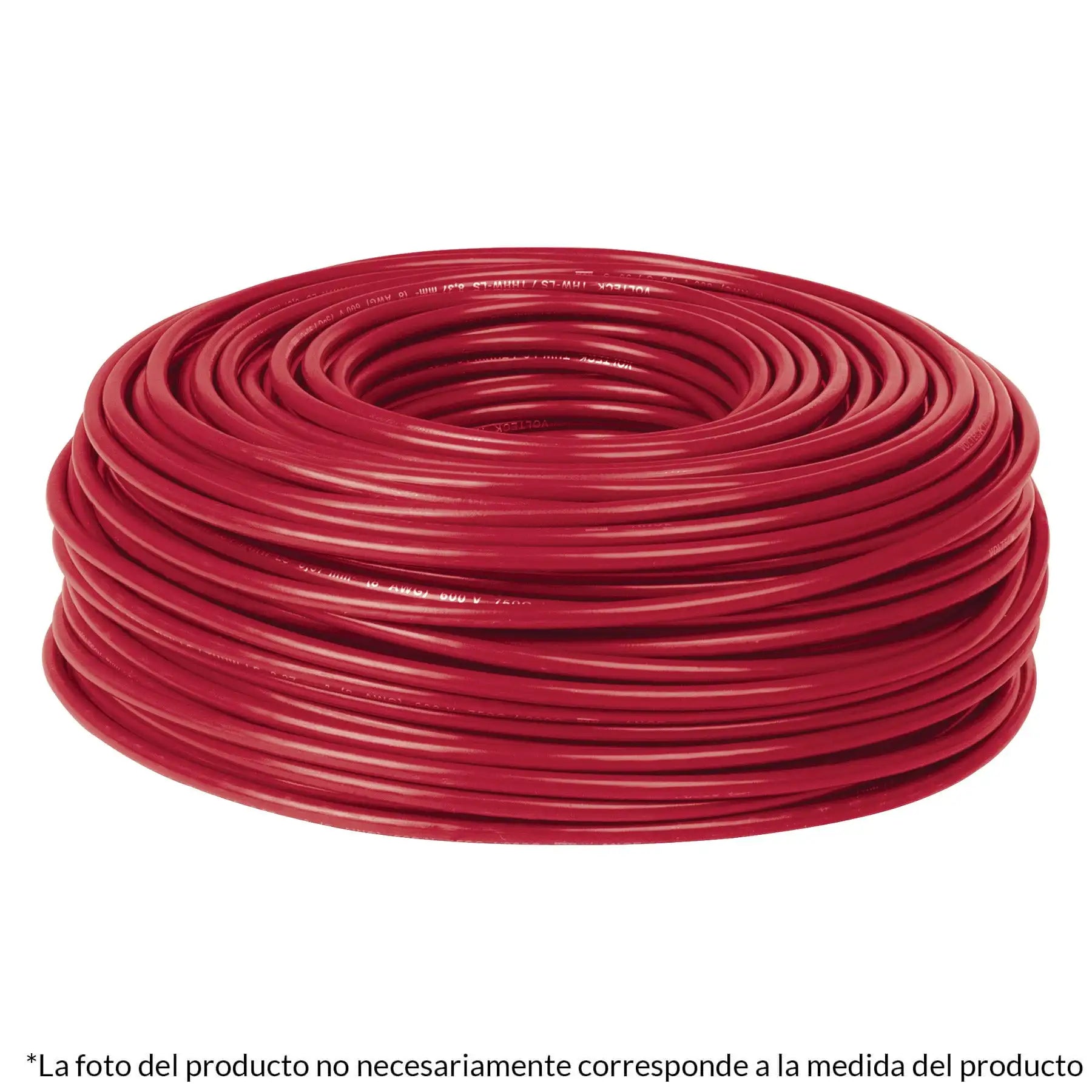 Cable Plano Básico Volteck CCA-10R de 100 Metros