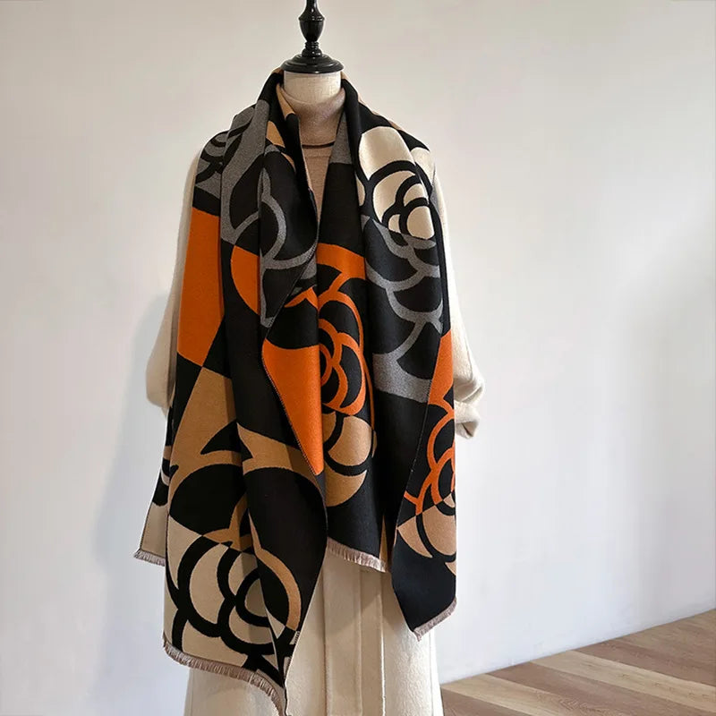 Bufanda/Chal cálida de invierno para mujer