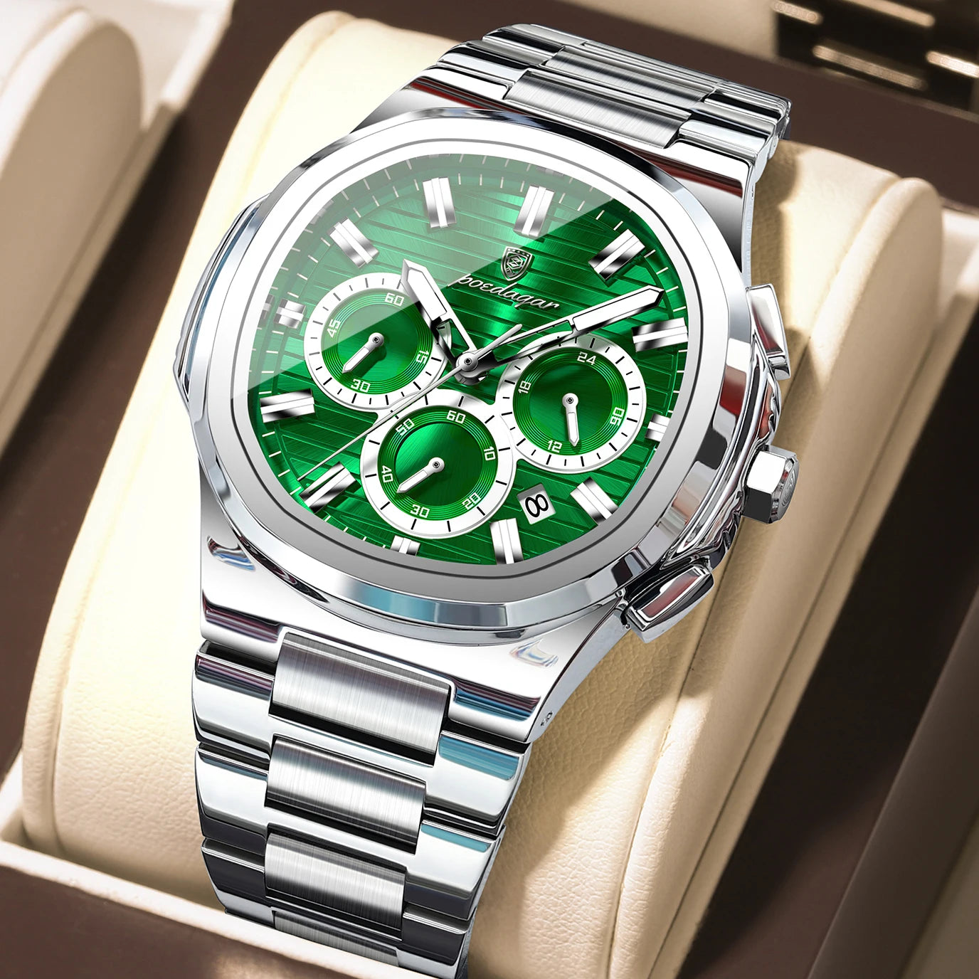 Reloj de Cuarzo Luminoso para Hombre