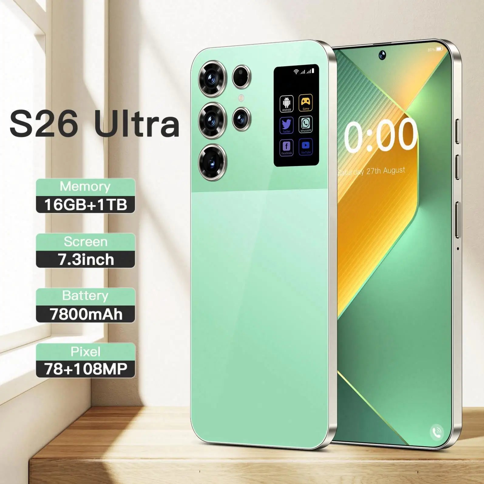 Smartphone S26 Ultra 5G, Android