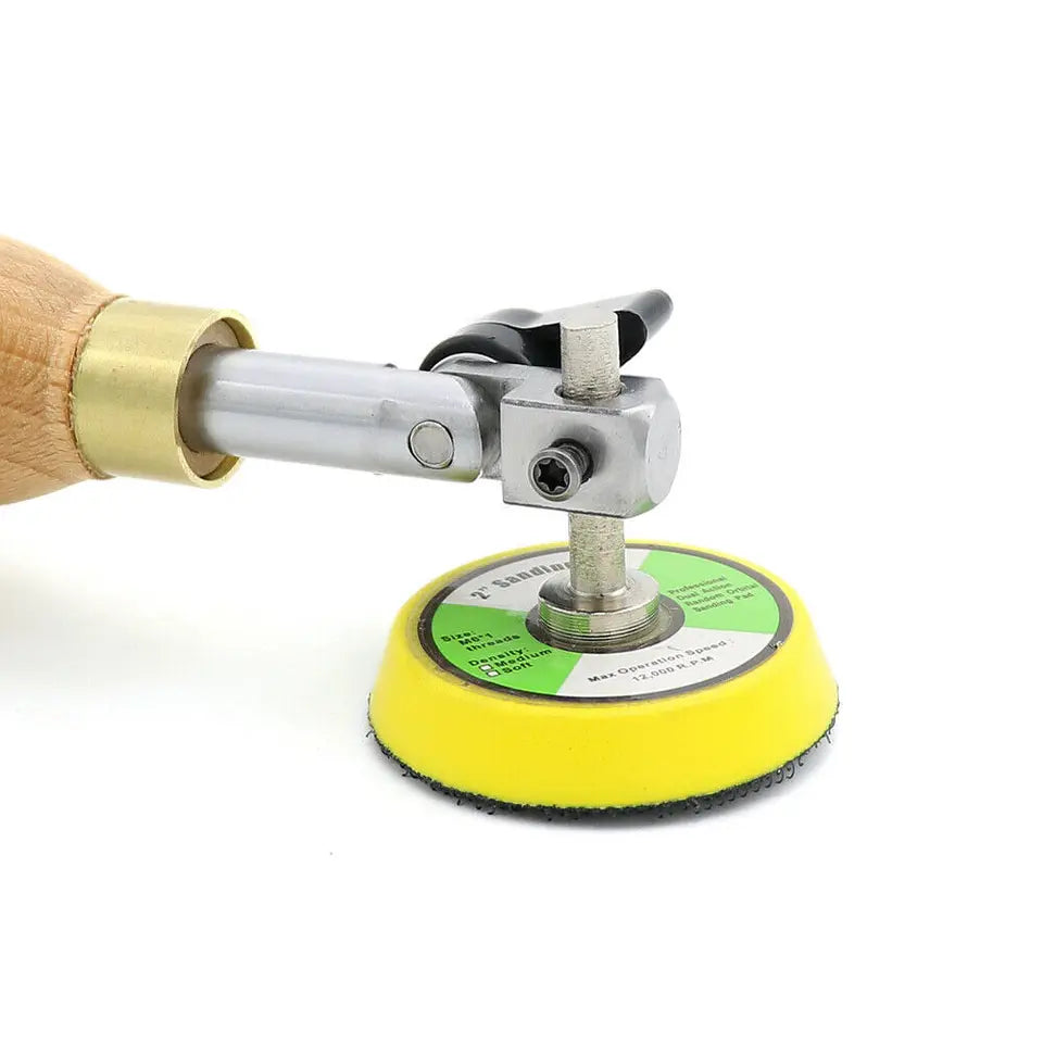 Lijadora de cuenco de madera con disco de lijado