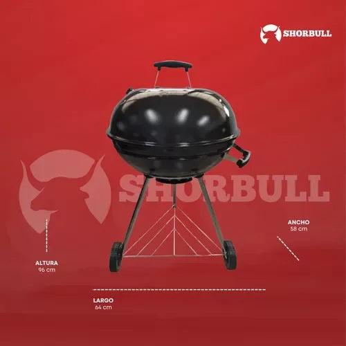 ASADOR de Carbón para Ahumar Shorbull de 22