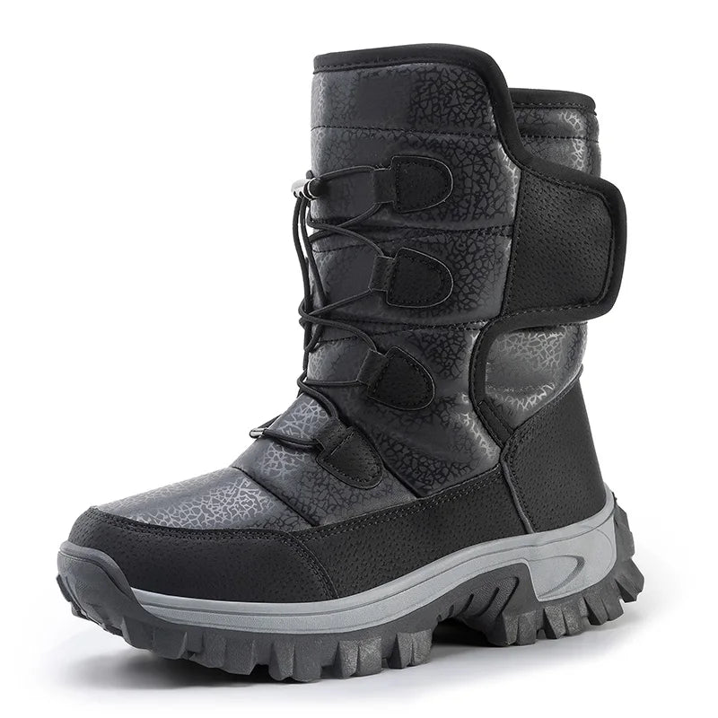 Botas de nieve de caña alta para mujer