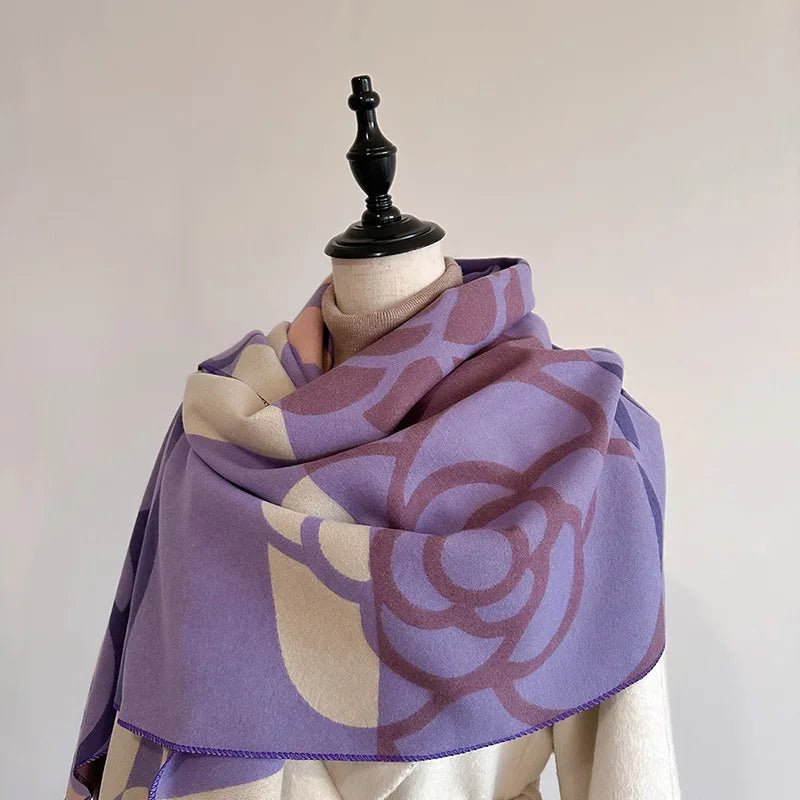 Bufanda/Chal cálida de invierno para mujer