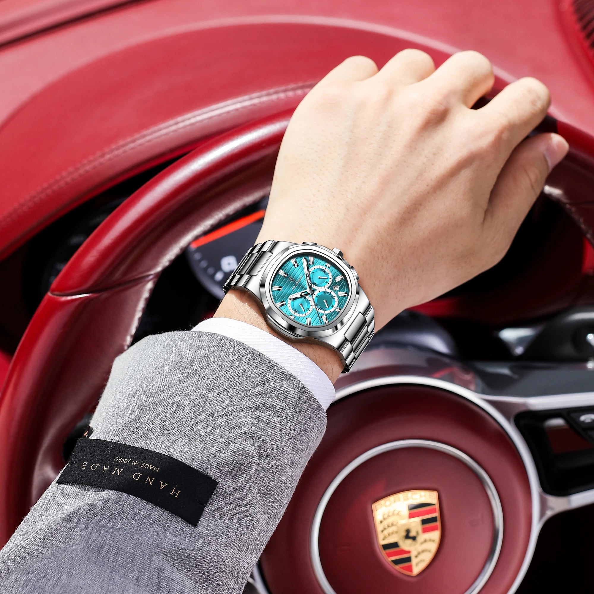 Reloj de Cuarzo Luminoso para Hombre