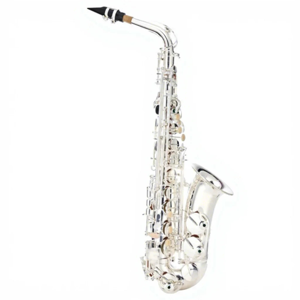 Saxofón Alto Eb Plateado