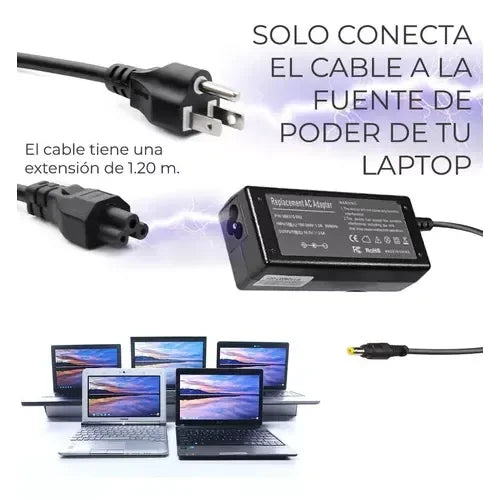 Cables de alimentación trifásicos para portátiles, 1,5 metros