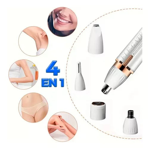Depiladora Facial 4 en 1 Ideal para Embellecimiento Unisex