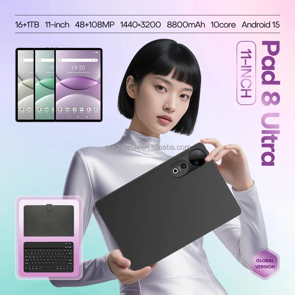Pad9  Android 15 Tablet PC 4G + 5G 16GB RAM