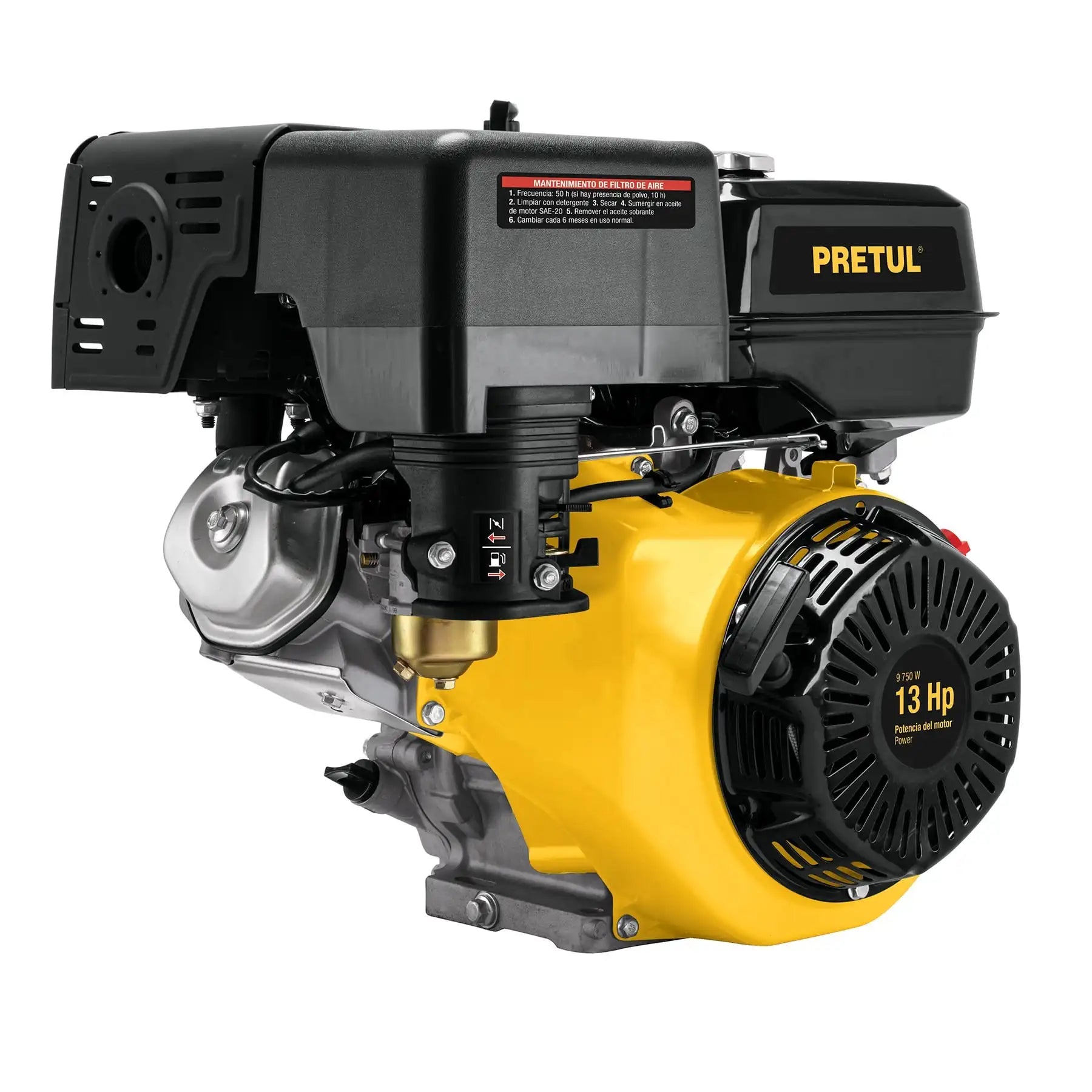 Motor de Gasolina MOG-130P de 13 HP,