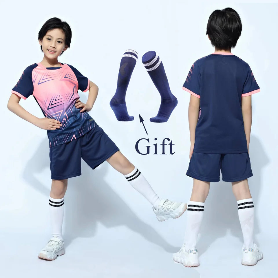 Uniformes de fútbol para niños + calcetines