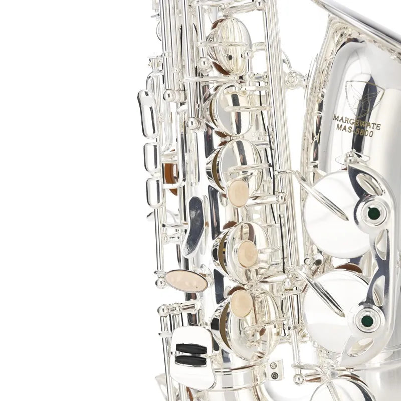 Saxofón Alto Eb Plateado