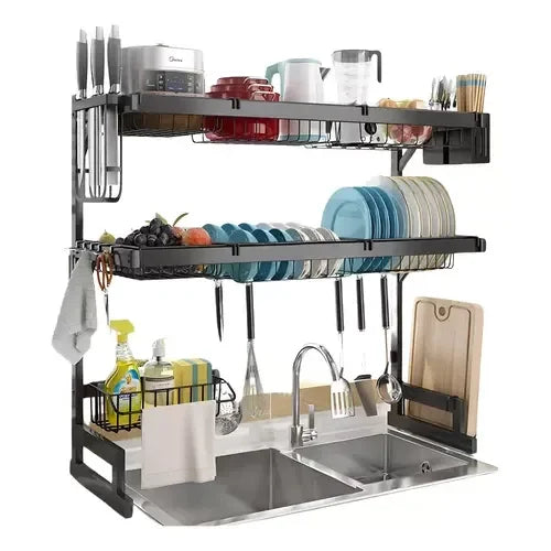 Escurridor de Cocina de Acero Inoxidable 80 Kg 85x80x30 Cm