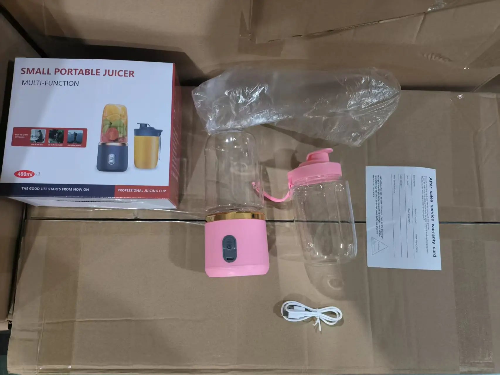 Mini Licuadora Eléctrica Portátil