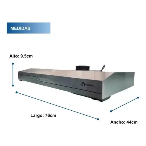 Campana Extractora Integrada de Acero Shorbull de 76 cm