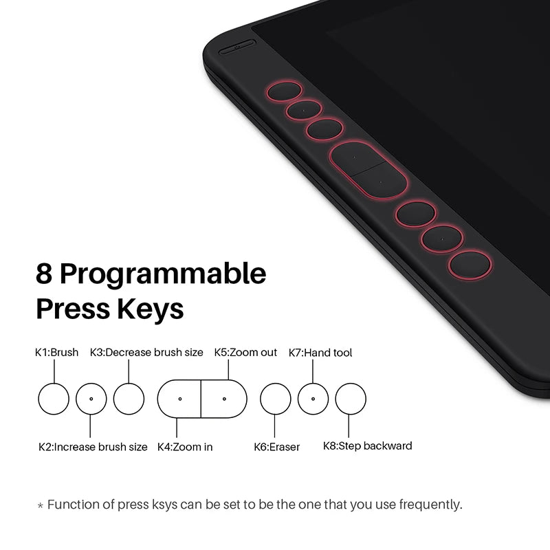 HUION Kamvas 13 tableta gráfica Monitor 120% sRGB