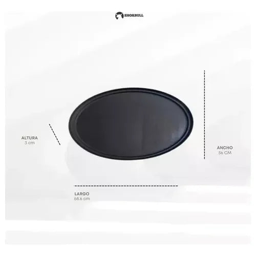 Bandeja Ovalada Imperial de 27 Pulgadas, Kit de Fibra de Vidrio Shorbull 3