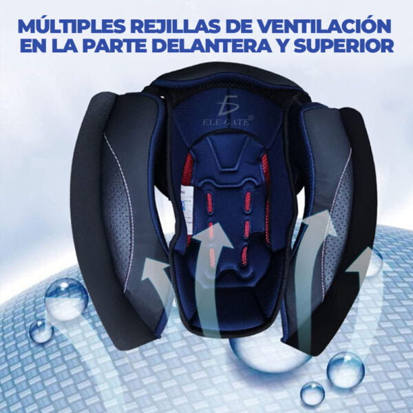 Casco De Seguridad Para Motociclista Certificado Para Hombre O Mujer Con Vicera Integral Retractil