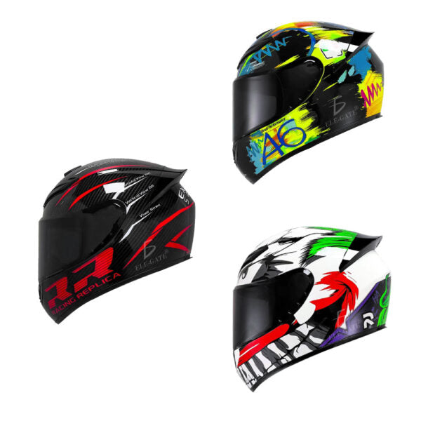 Casco De Seguridad Para Motociclista Certificado Para Hombre O Mujer Con Vicera Integral Retractil