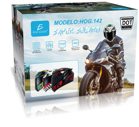 Casco De Seguridad Para Motociclista Certificado Para Hombre O Mujer Con Vicera Integral Retractil