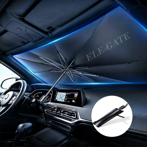Para Sol Plegable Grande Para Coche Protege Las Vestiduras De Los Rayos Uv