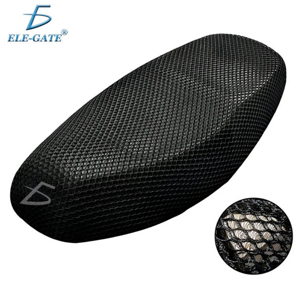 Funda Para Asiento De Moto Transpirable Con Velcro Y Resorte