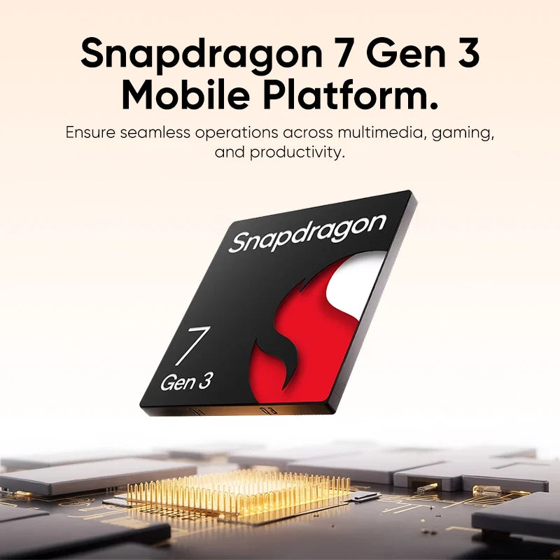 5G Smartphone 6,55 ''AMOLED 120Hz pantalla Snapdragon 7 Gen