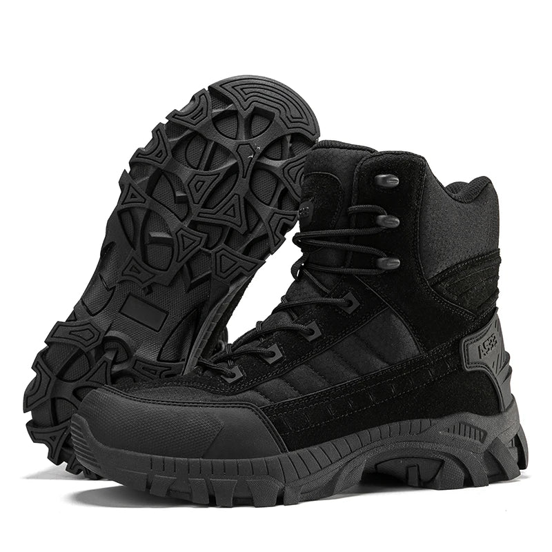 Botas de Caza y Senderismo Impermeables de Desierto