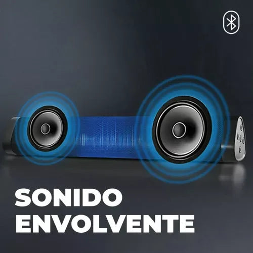 Barra de Sonido Estéreo Inalámbrica Bluetooth 5.0 con Entrada Auxiliar