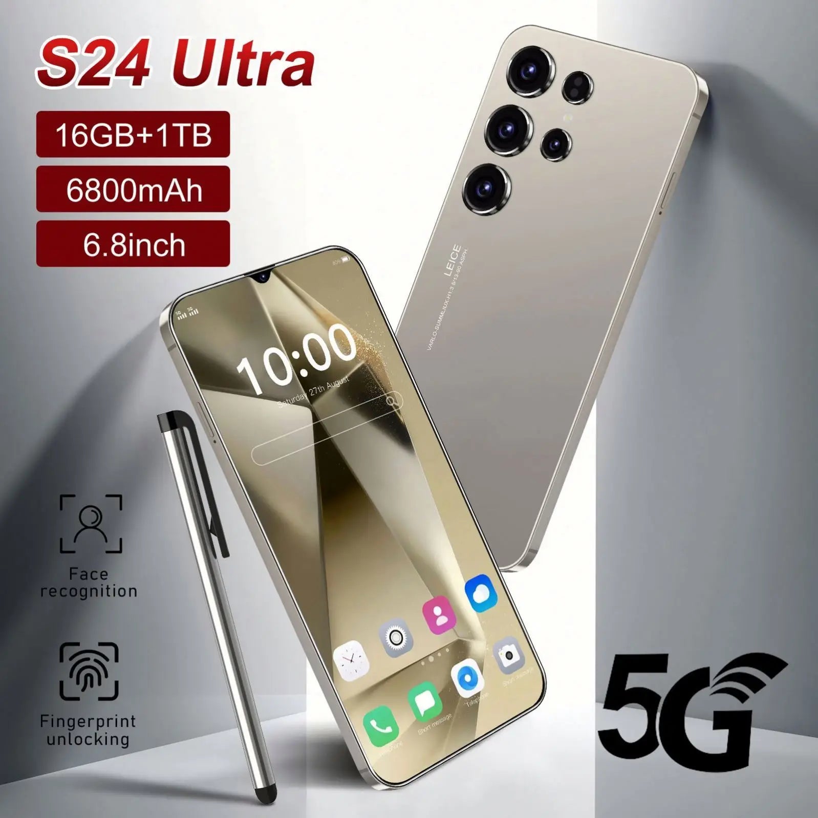 S24 Max SmartUltra  6,8 pulgadas 16GB + 1TB