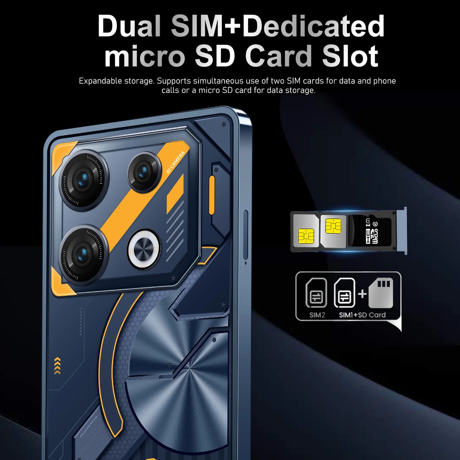 Android 13 Smartphone 7,3