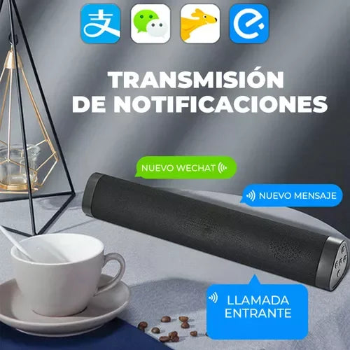 Barra de Sonido Estéreo Inalámbrica Bluetooth 5.0 con Entrada Auxiliar