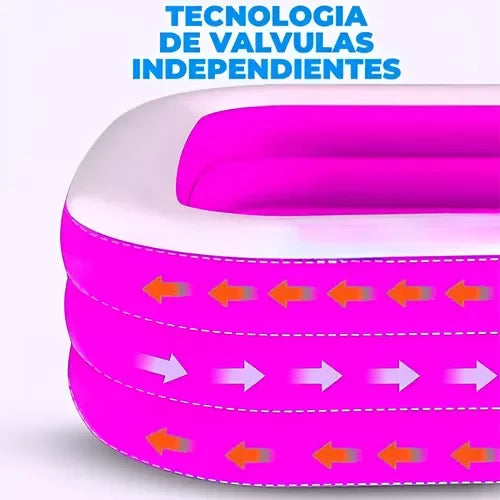 Piscina Inflable de Verano, 130*90*50 cm, Resistente